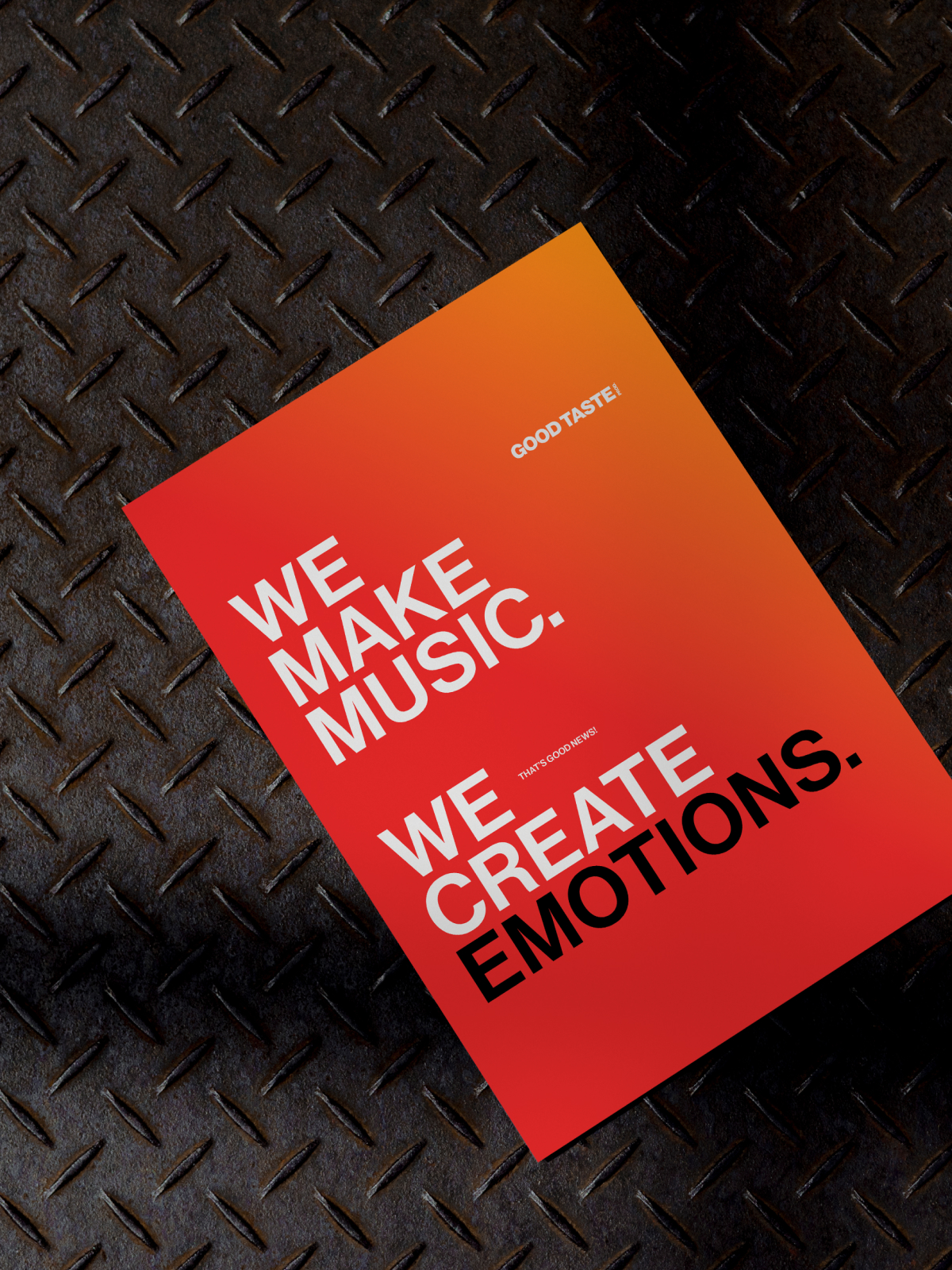 Good Taste Production — branding